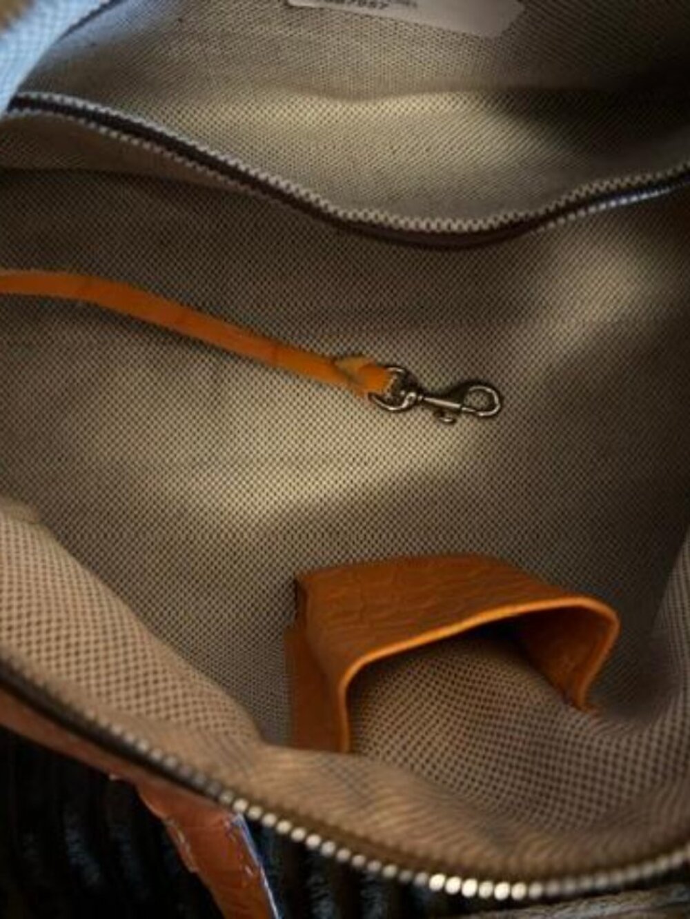 DOONEY & BOURKE Orange Embossed Doctor Satchel - Picture 6 of 8